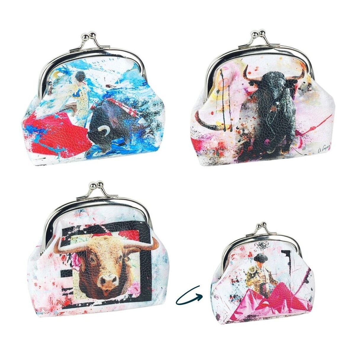 Signes Grimalt  Purse Toros Sigris 4U  ruznobarevne