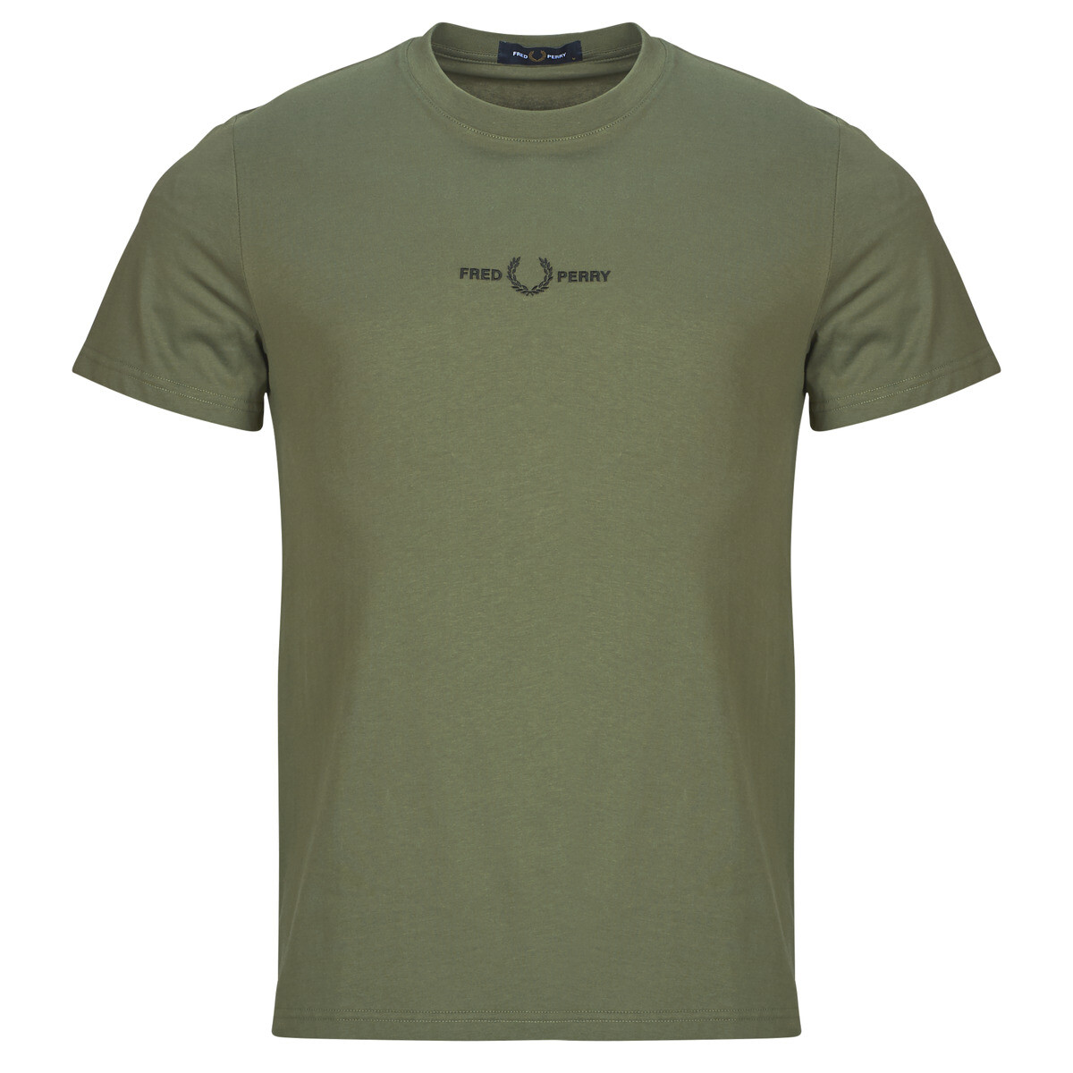 Fred Perry  EMBROIDERED T-SHIRT  Khaki