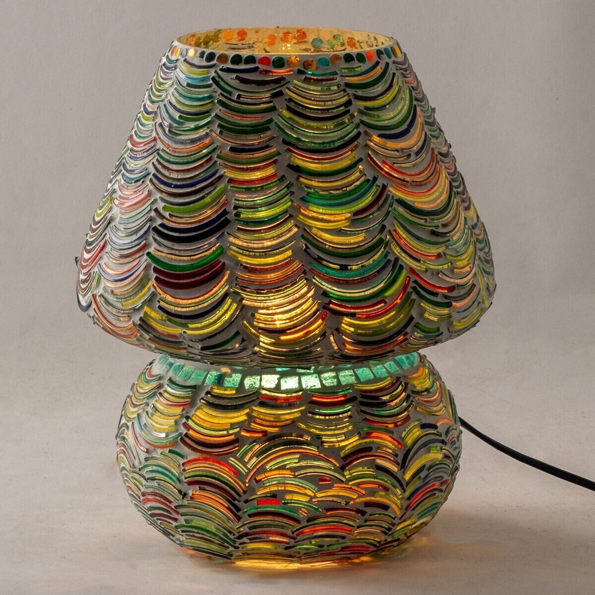 Signes Grimalt  Houbová Lampa L Mosaic  Zelená