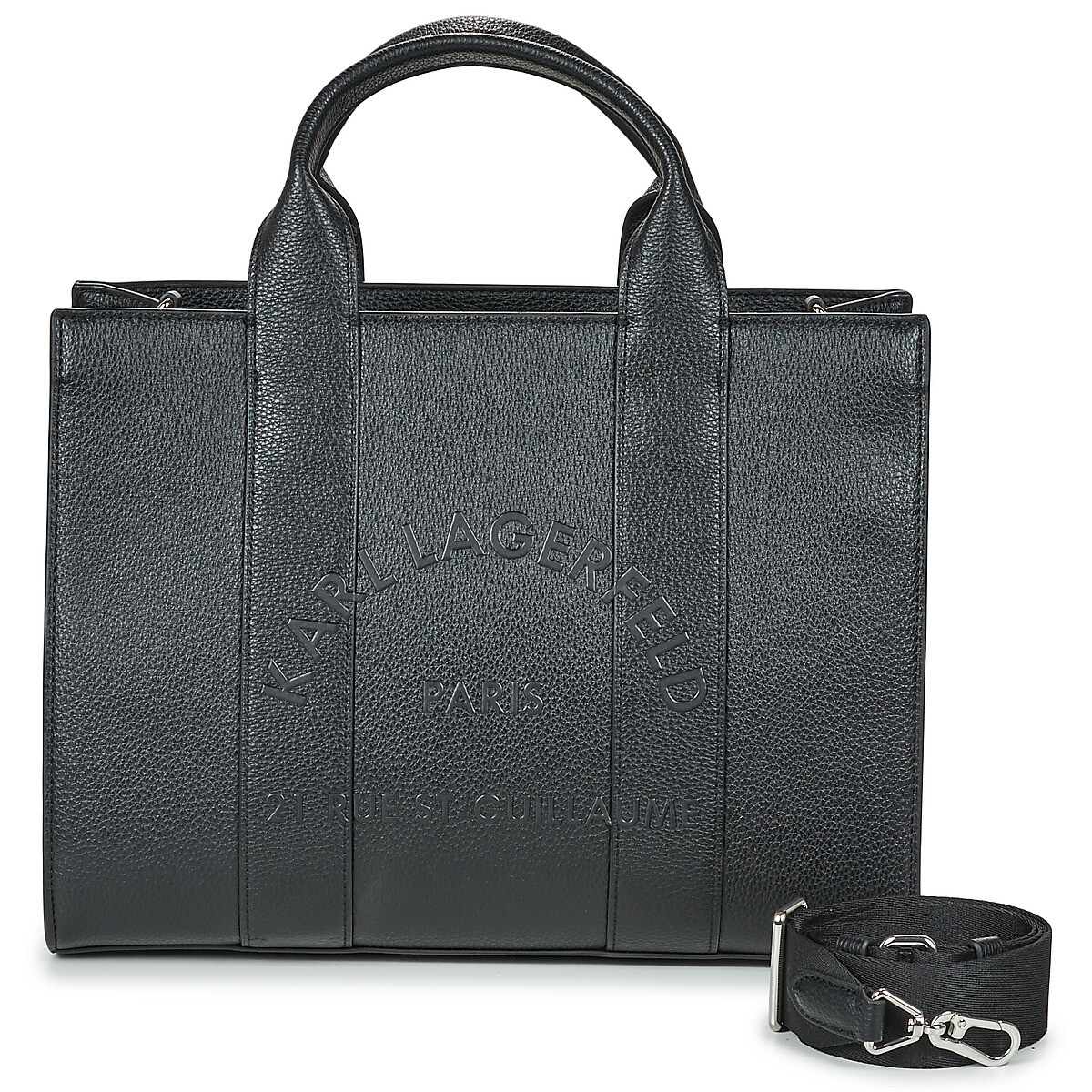 Karl Lagerfeld  K/RSG PEBBLE SQUARE MED TOTE  Černá
