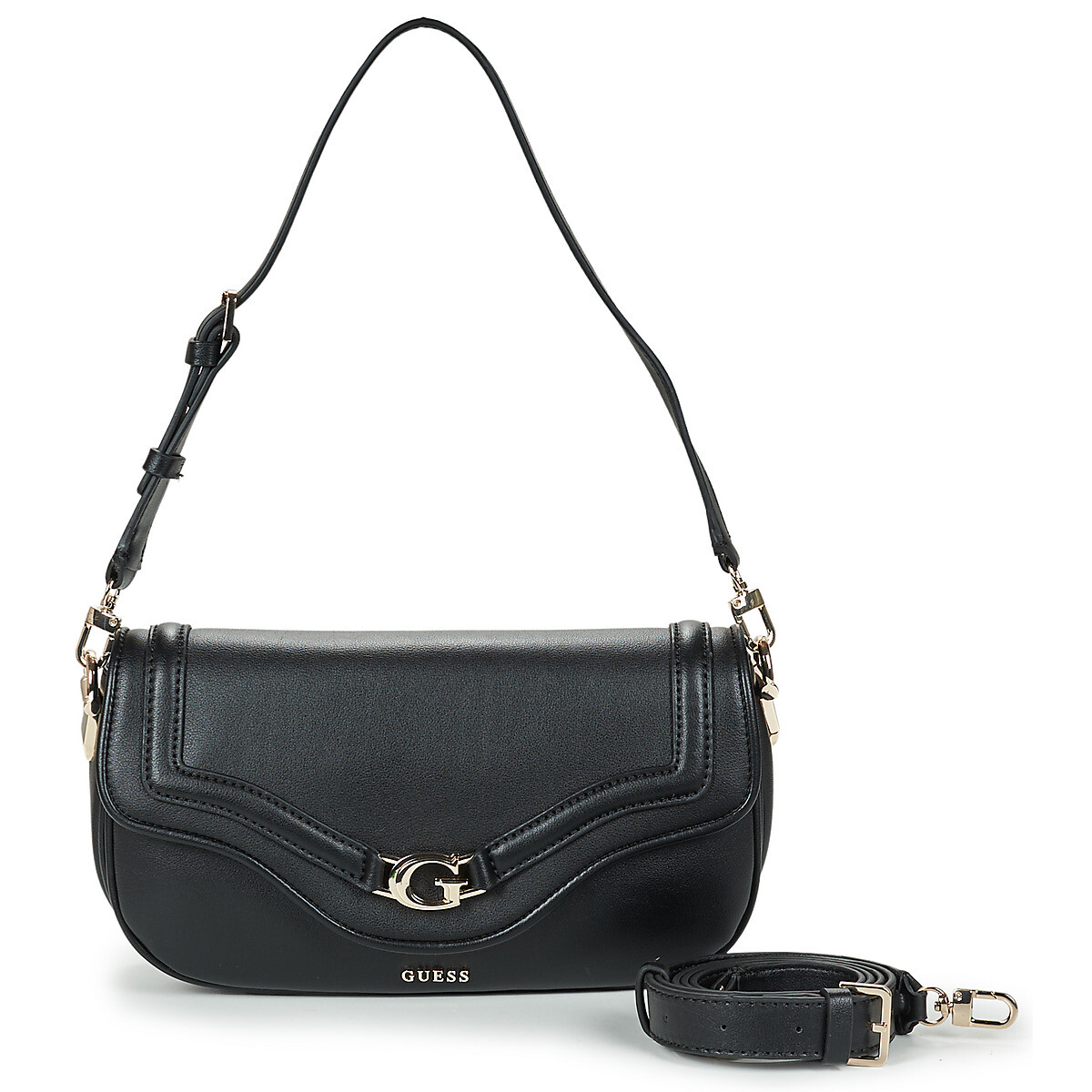 Guess  DEA FLAP SHOULDER BAG  Černá