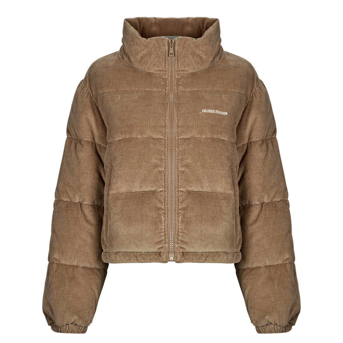 Guess  CROPPED PUFFER  Béžová