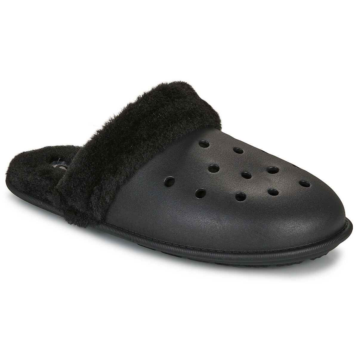 Crocs  Classic Fuzz Scuff  Černá