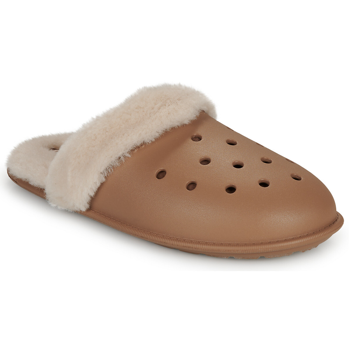 Crocs  Classic Fuzz Scuff  Béžová