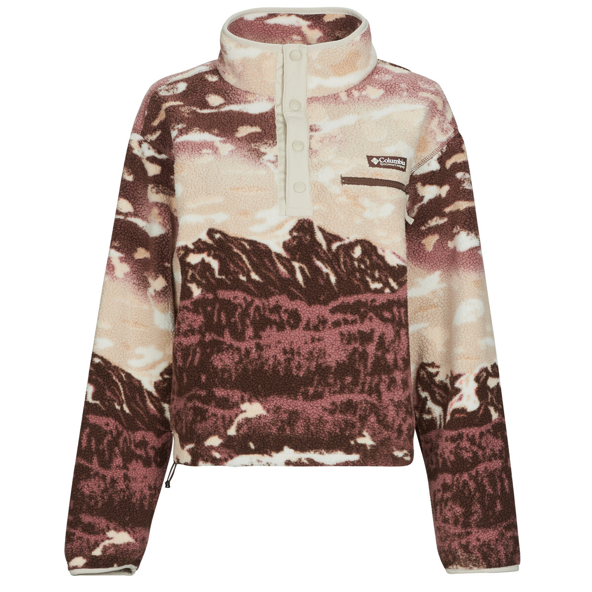 Columbia  HELVETIA II PRINTED CROPPED HALF SNAP  Béžová