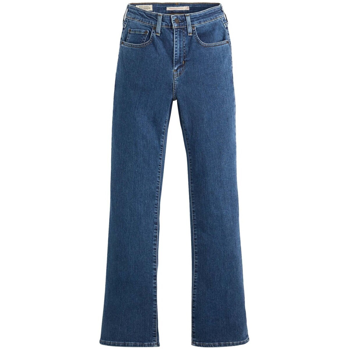 Levis  725 High Rise Bootcut Triangle Explorati  Modrá
