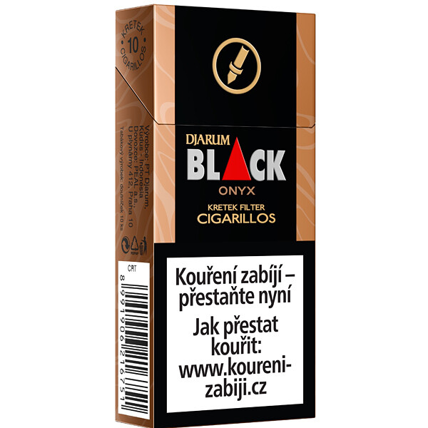Doutníky Djarum Black Onyx Kretek Filtr Cigarillos 10ks