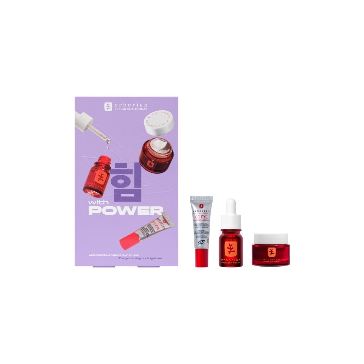 ERBORIAN - Kit Skin Therapy Eye X Skin Therapy Oil C CC Eye - Sada péče o pleť