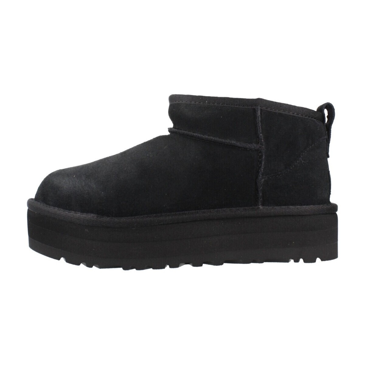 UGG  K CLASSIC ULTRA MINI PLATF  Černá