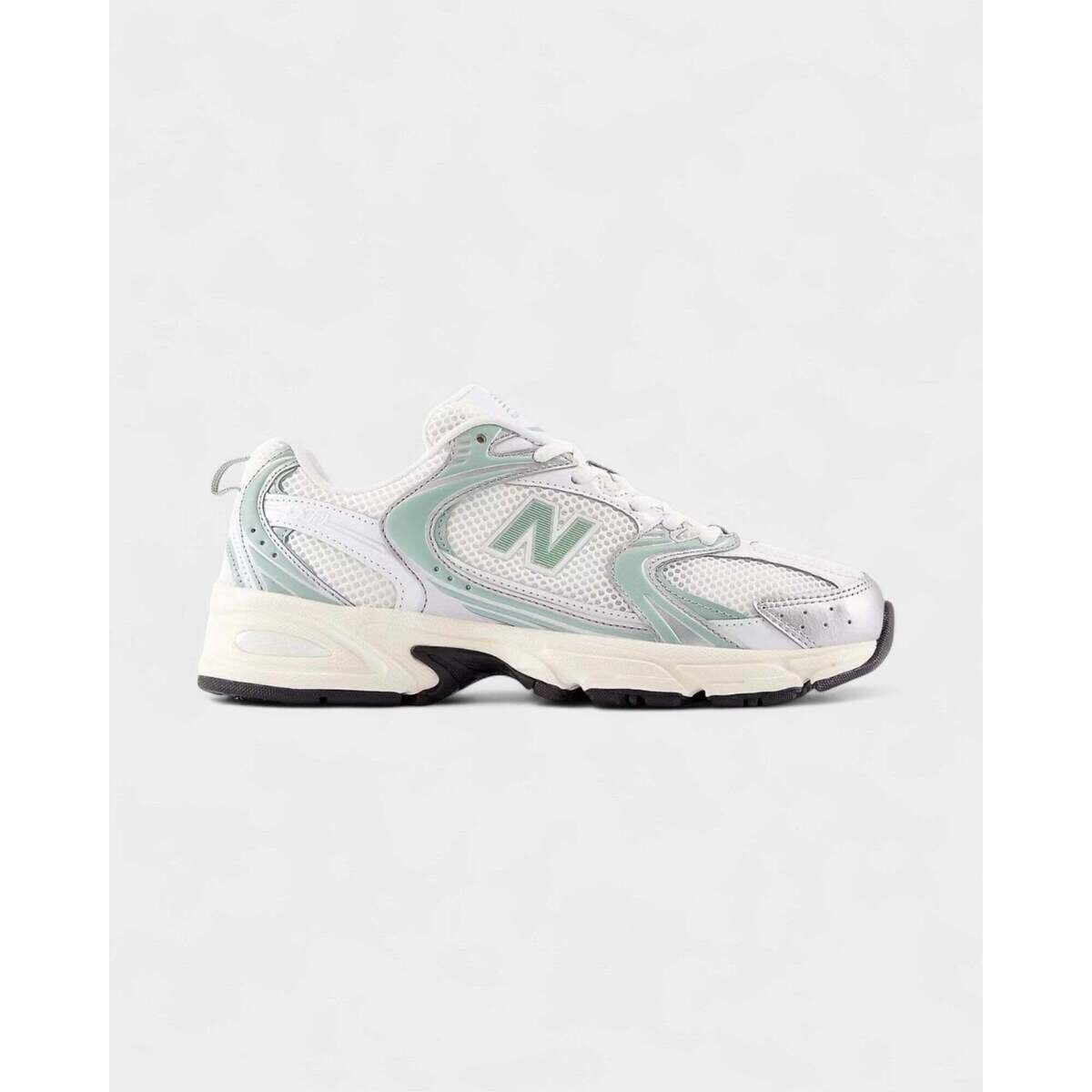 New Balance  530 Silver Metallic Mosaic Green  Šedá