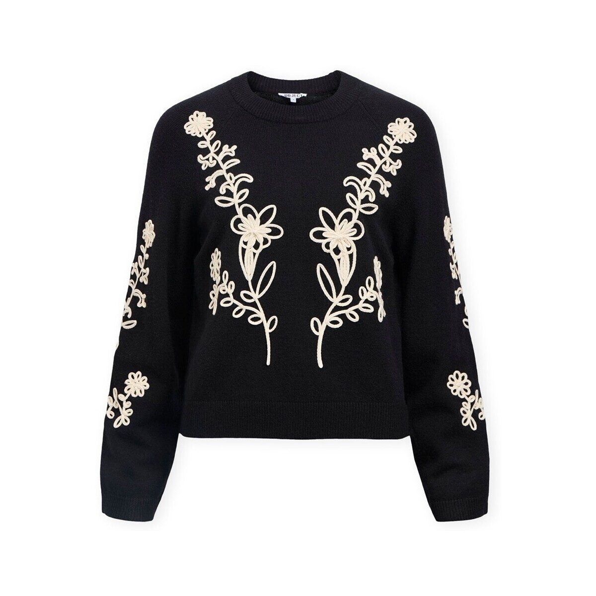 Object  Noos Laney Rubin Knit - Black/Sandshell  Béžová