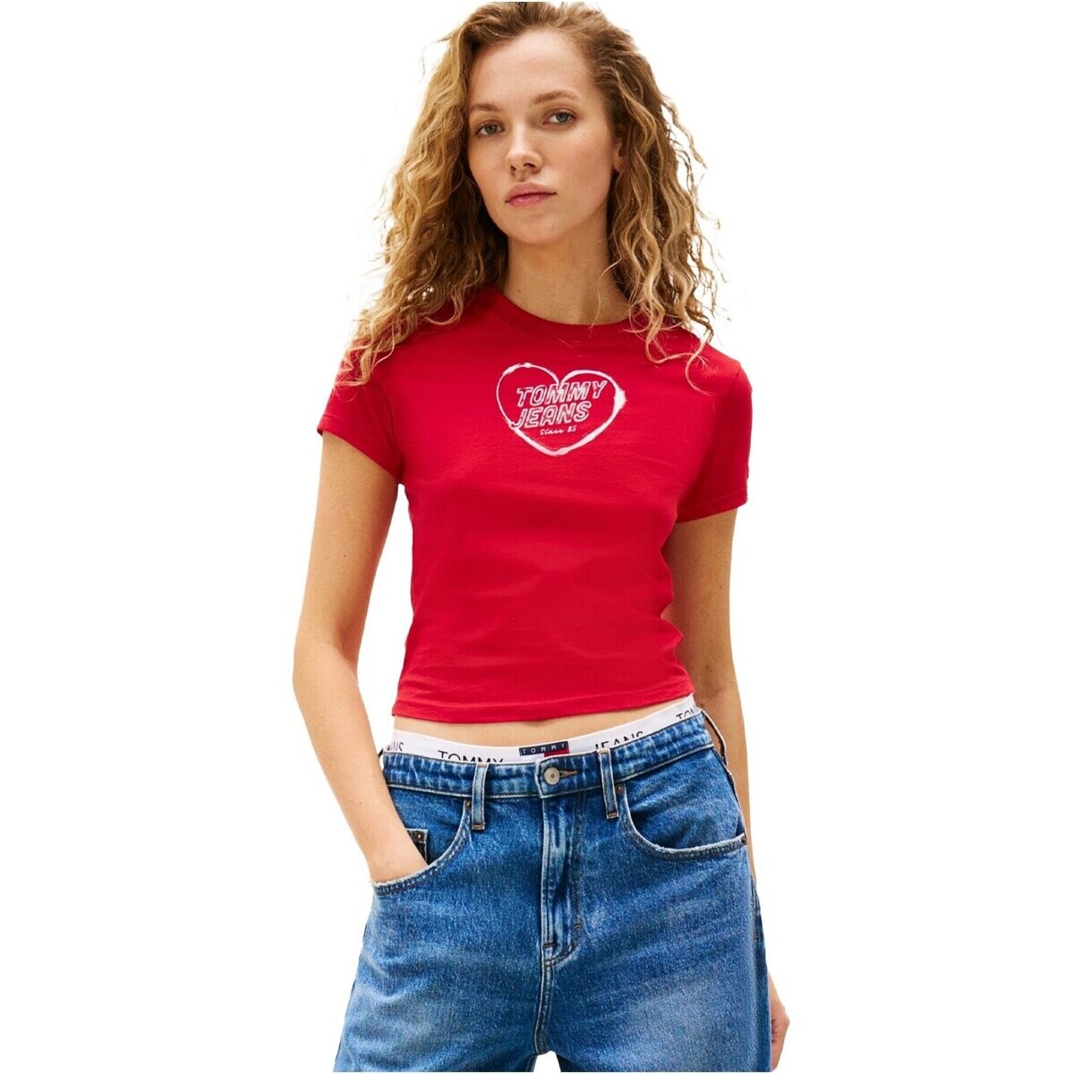 Tommy Jeans  DW0DW21390  Červená