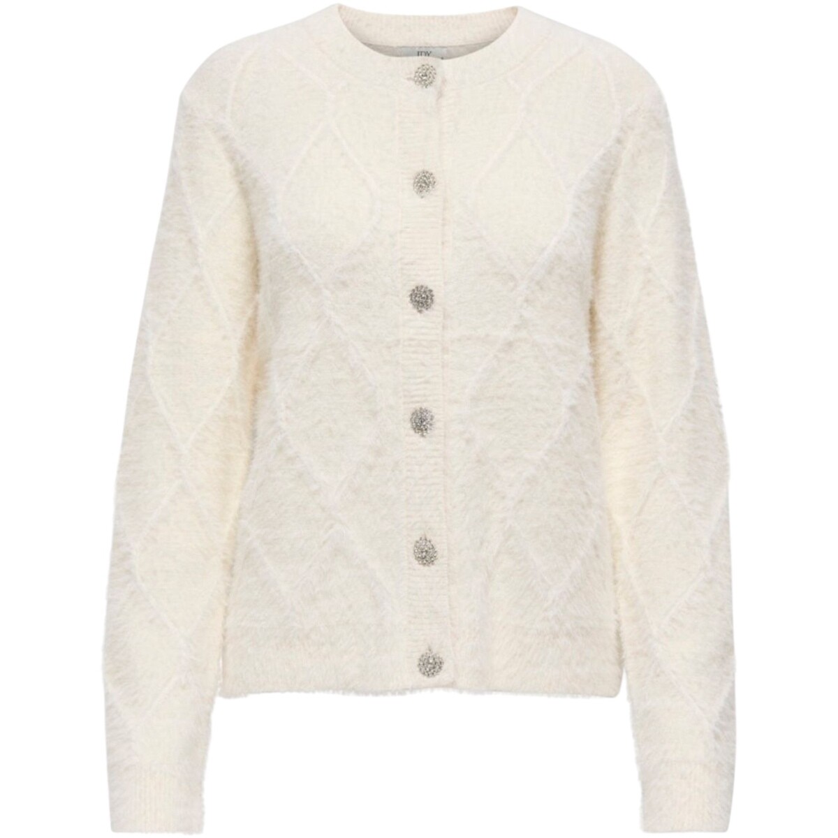 Jacqueline De Yong  Jdyjayla L/S O-Neck Cardigan Knt 15359743  Bílá