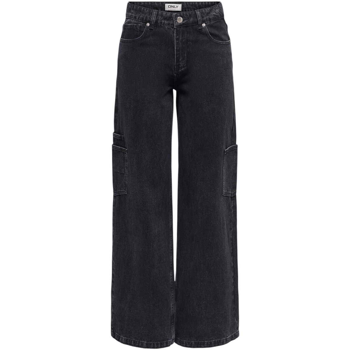Only  Onlkira Reg Wide Cargo Dnm Mae 15352422  Černá