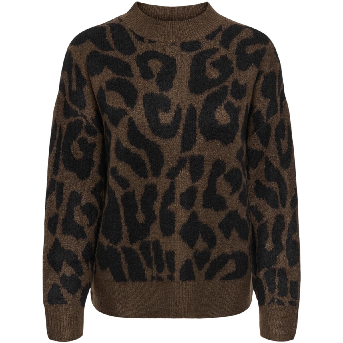 Jacqueline De Yong  Jdyelanor Leo L/S On Pullover Knt 15357557  Hnědá