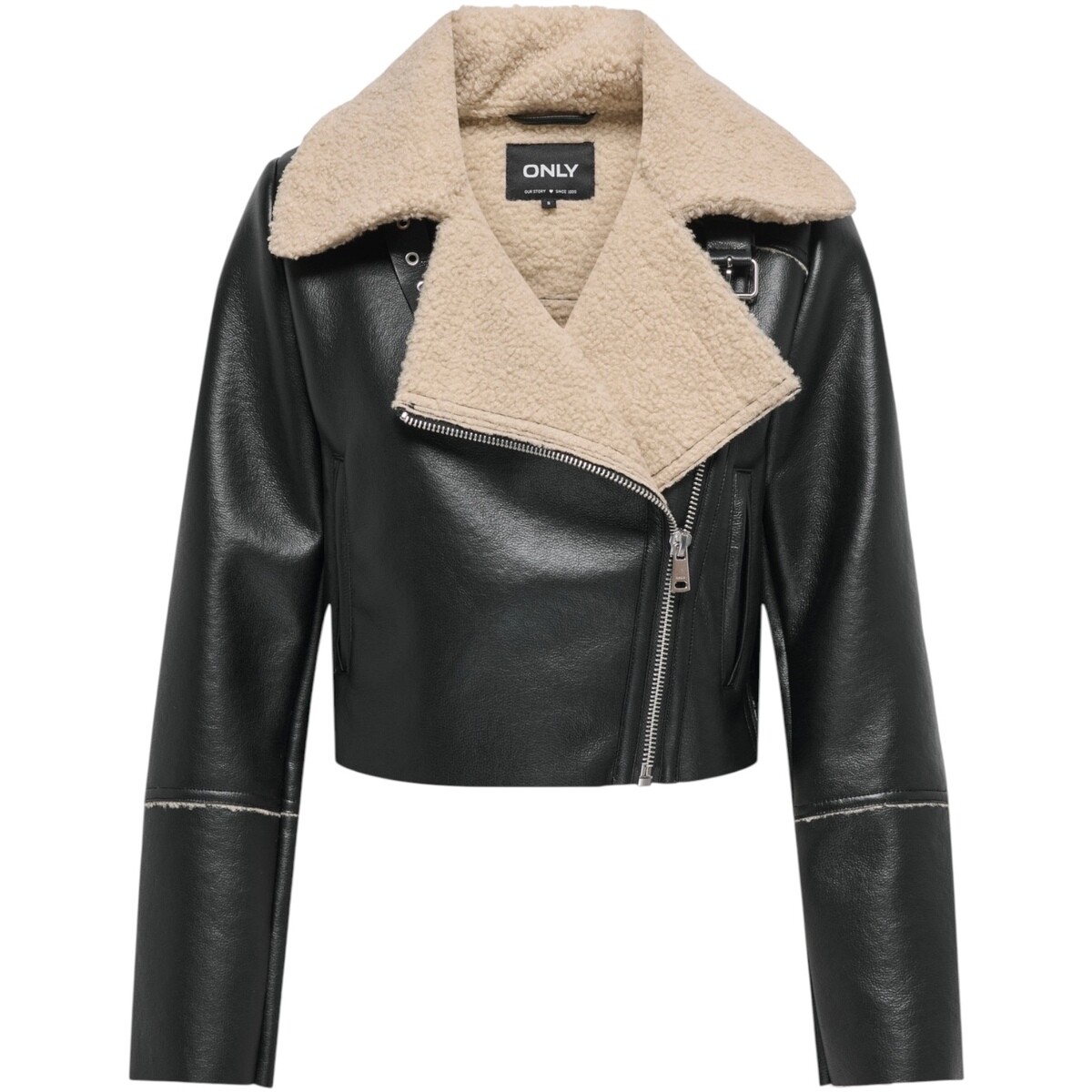 Only  ONLDORA BONDED SHORT JACKET CC OTW 15349067  Černá