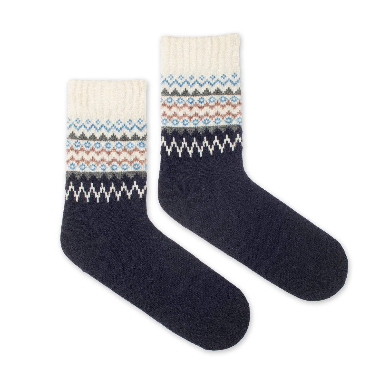 Vlněné ponožky Vlnáč Severka modré