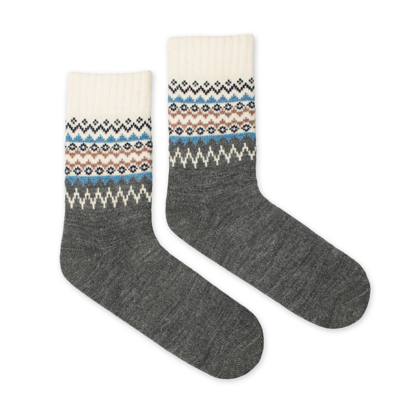 Vlněné ponožky Vlnáč Severka šedé