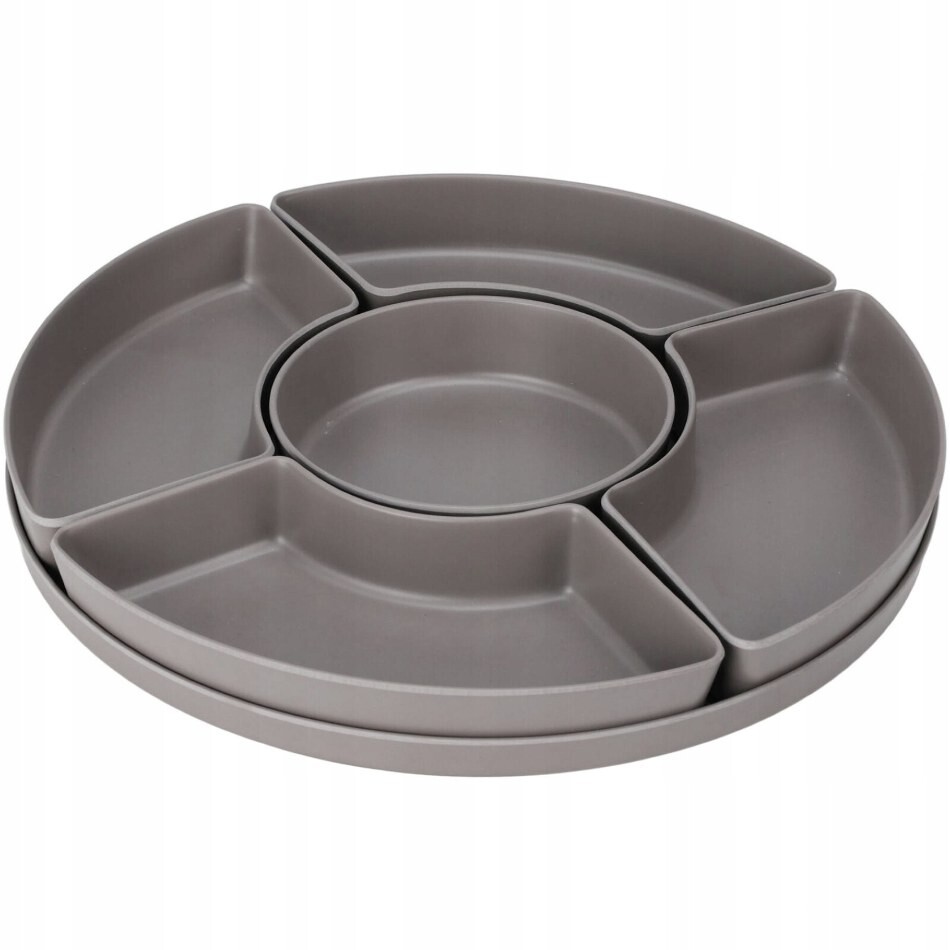 EXCELLENT HOUSEWARE Misky servírovací s tácem sada 6 ks krémová KO-177602550krem