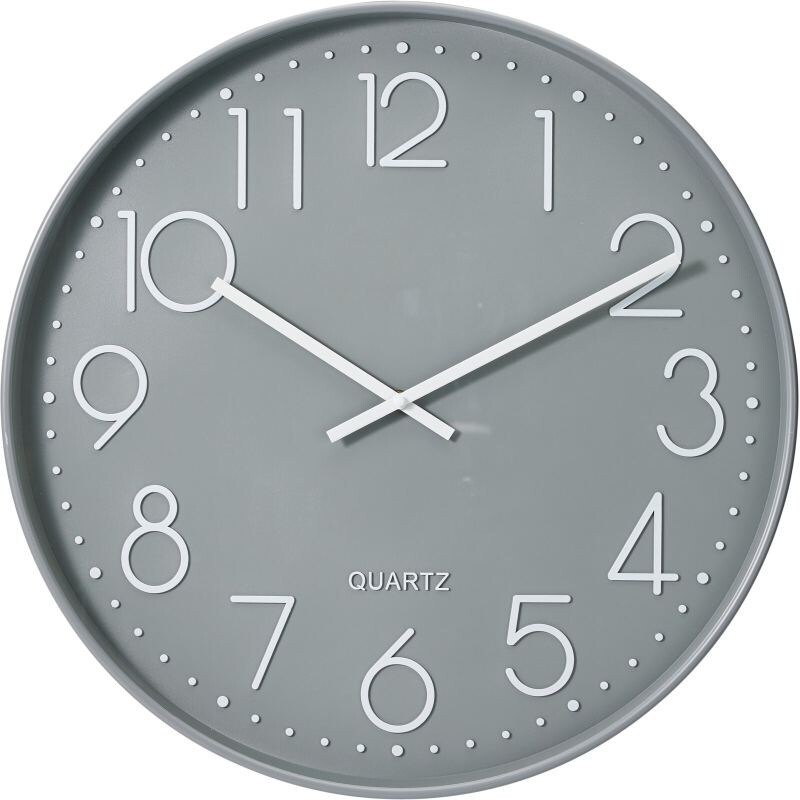 SEGNALE Nástěnné hodiny 50 cm barva šedá KO-837362540
