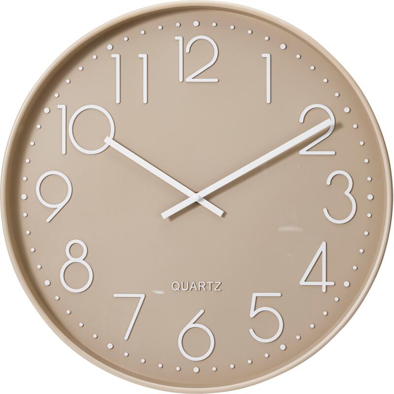 SEGNALE Nástěnné hodiny 50 cm barva taupe  KO-837362520