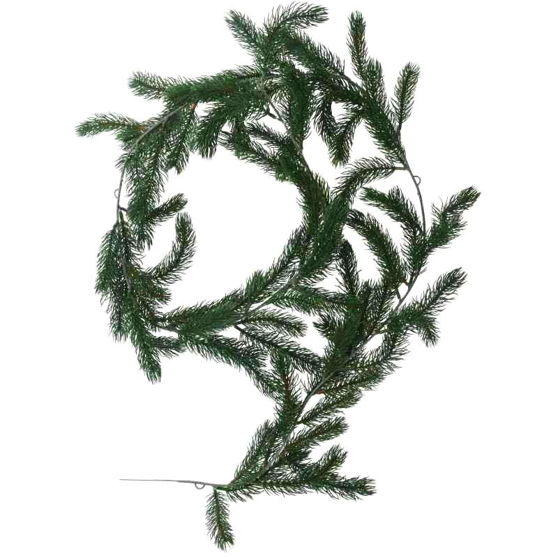HOMESTYLING Vánoční dekorace girlanda borovice 180 cm přírodní zelená KO-317910090