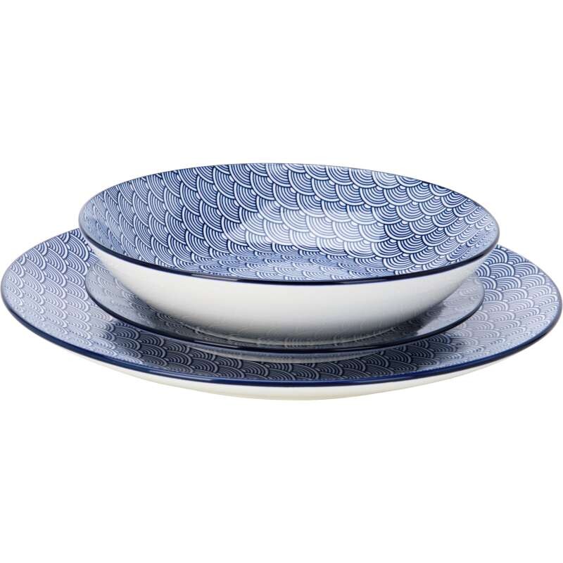 SIAKI Jídelní sada porcelánová 18 ks KO-Q04000120