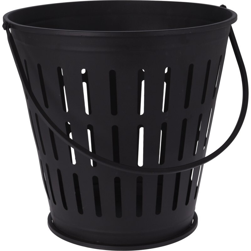 AMBIANCE Ohniště/koš na dřevo kovové s rukojetí KO-FB8201200