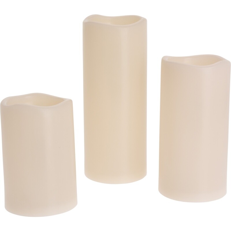 HOMESTYLING LED svíčka sada 3 ks s ovládáním KO-AX2100150