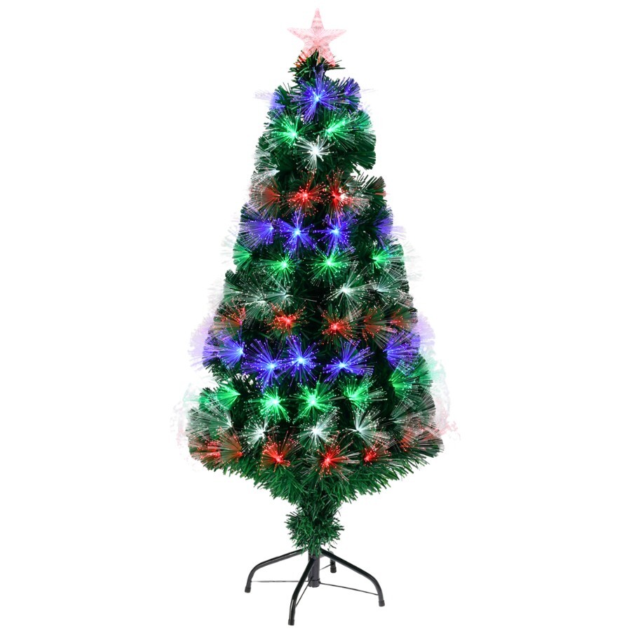 HOMESTYLING Vánoční stromeček s LED osvětlením 120 cm barevný KO-AFB000320