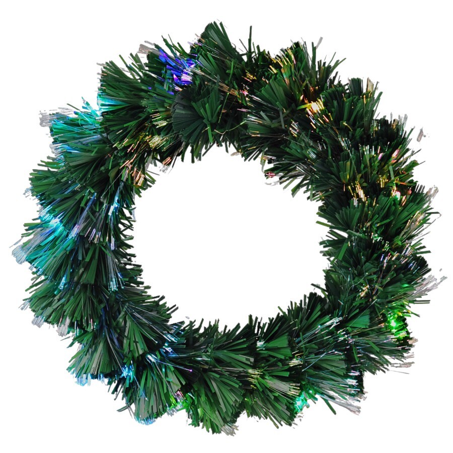 HOMESTYLING Vánoční věnec s LED osvětlením 50 cm barevný KO-AFB000140