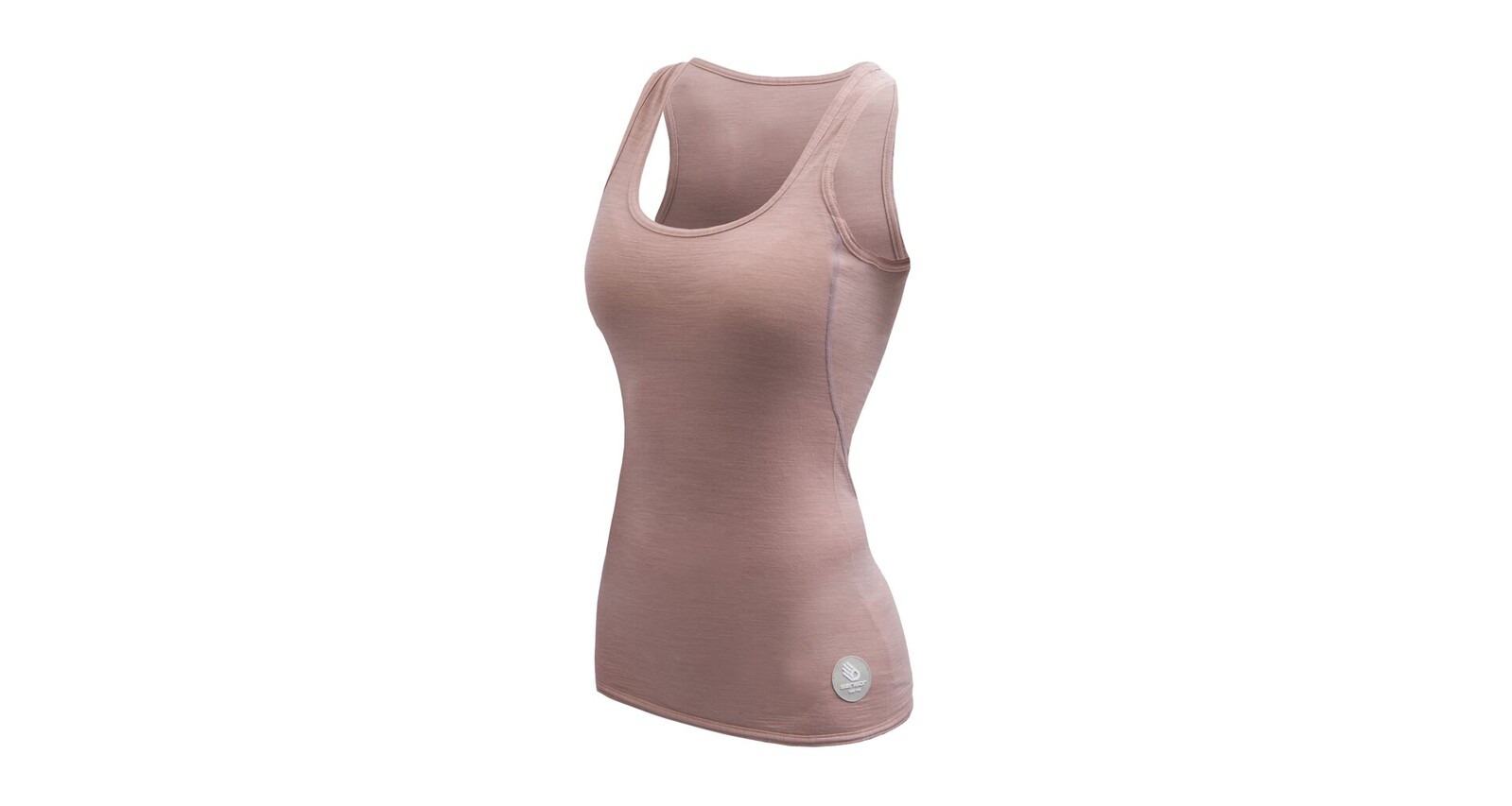 Dámské funkční triko Sensor Merino Air bez rukávů - dusty pink Velikost: M