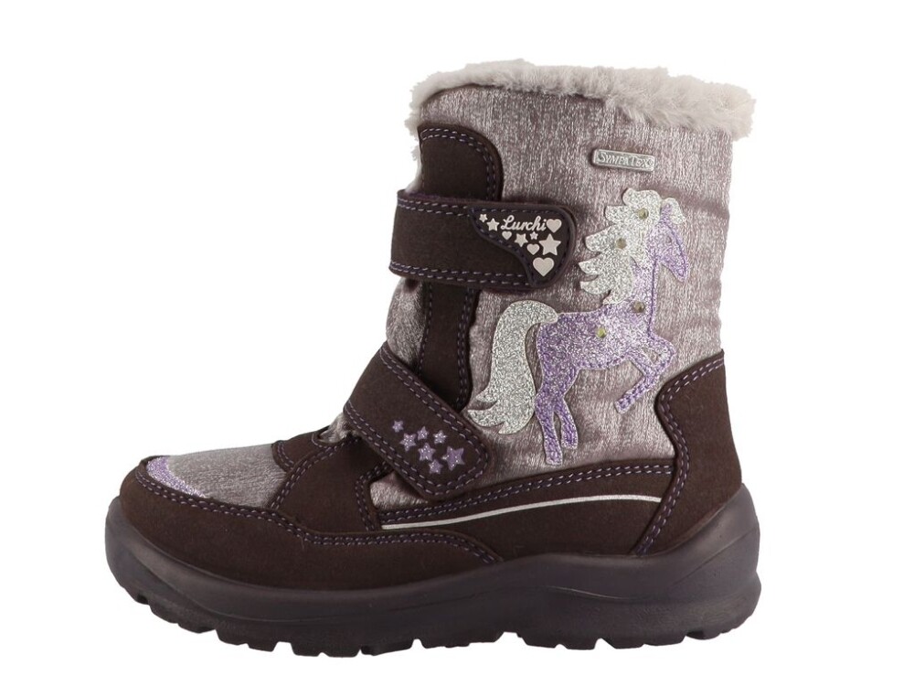 Dětské zimní boty Lurchi 63L1073004 aubergine Velikost: 26