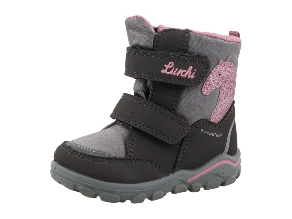 Dětské zimní boty Lurchi 63L1083001 grey-pink Velikost: 22