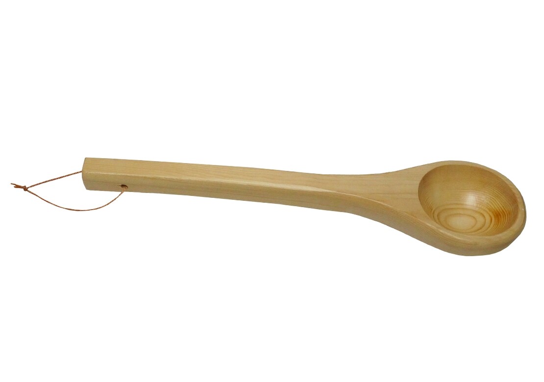 Dřevěná naběračka do sauny