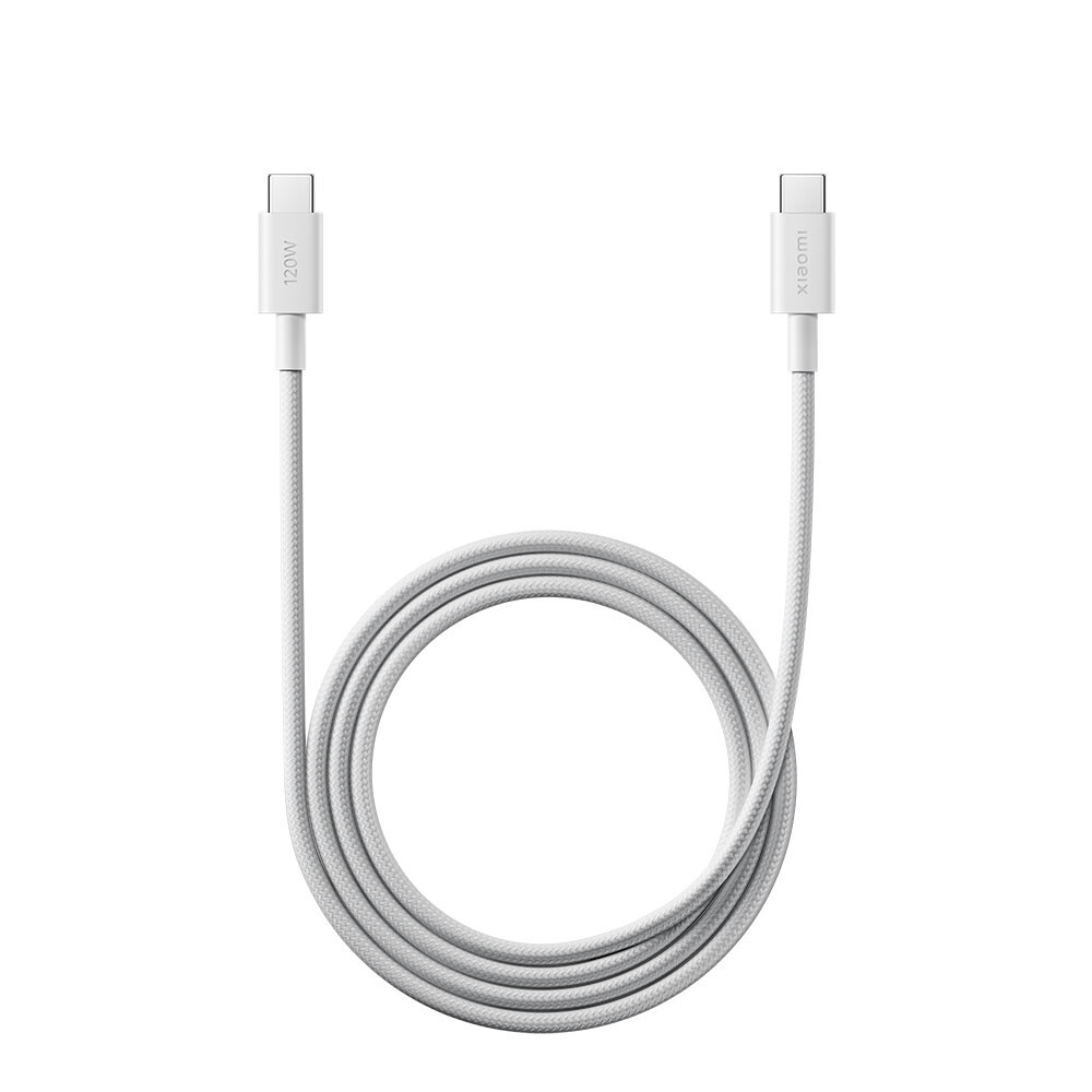 Xiaomi 6A Braided USB-C to USB-C Cable (1m) bílá