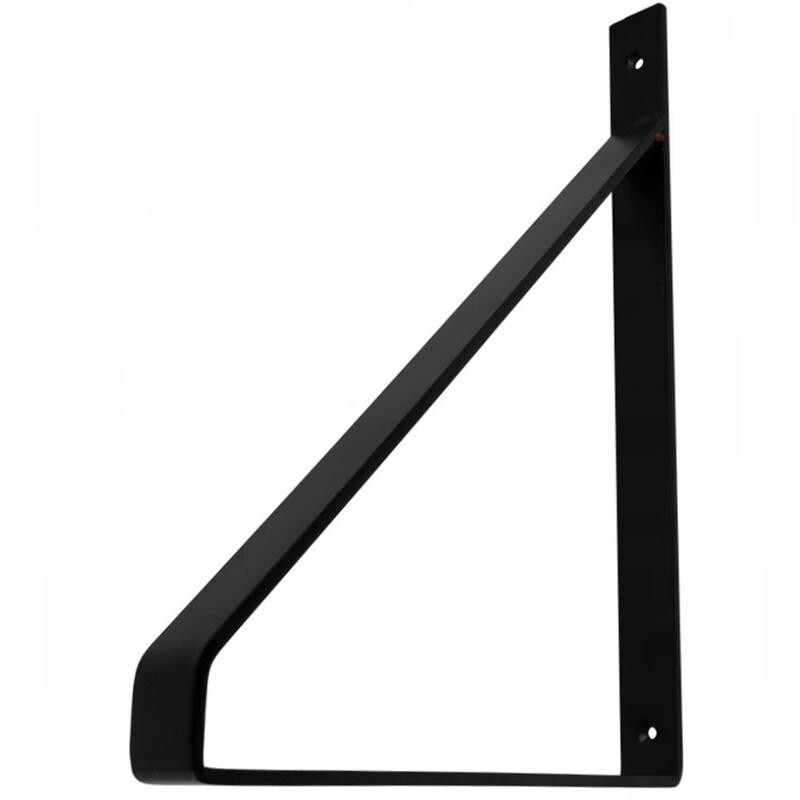 Konzola pod polici Gino 30x22 cm černá matná