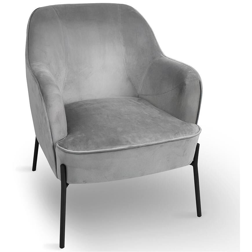 Křeslo Bob WX-2924 Light Grey Velvet 12
