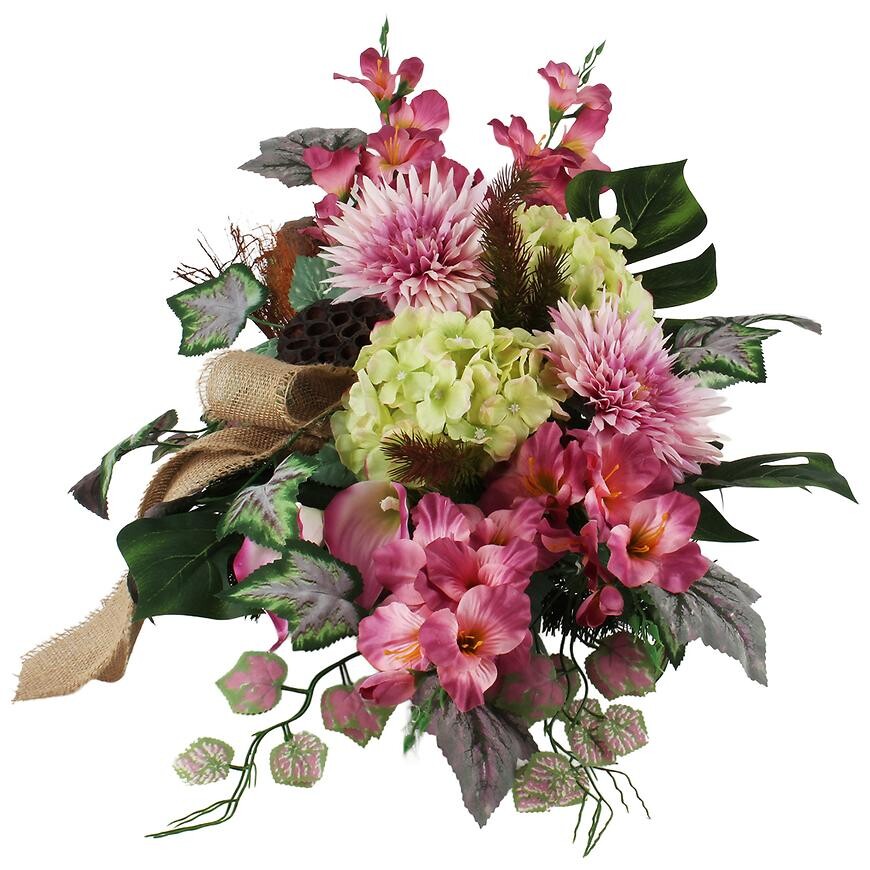 Květinové aranžmá s 11 květy premium 45x35cm 443961