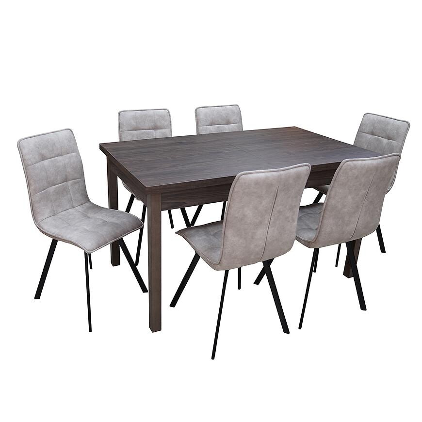 Jídelní set 1+6 Mamba dub windmill dark