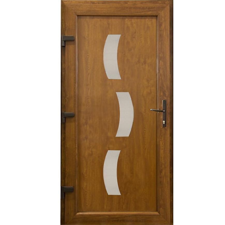 Vchodové dveře Zadar D30 80L 88x198x7 zlatý dub