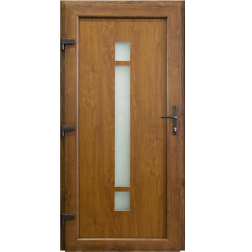 Vchodové dveře Tatiana D22 80L 88x198x7 zlatý dub