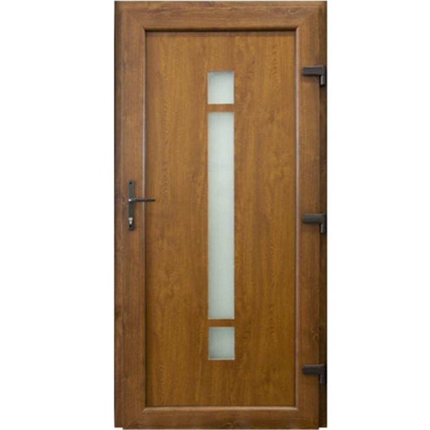 Vchodové dveře Tatiana D22 80P 88x198x7 zlatý dub