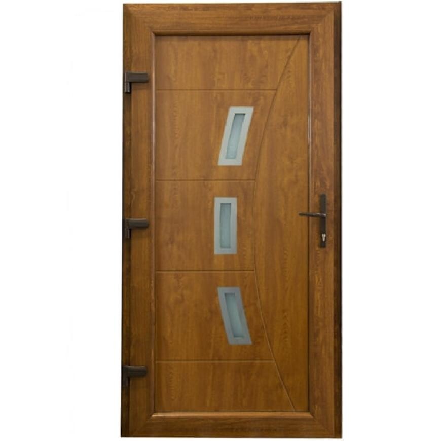 Vchodové dveře Candy D26 80L zlatý dub