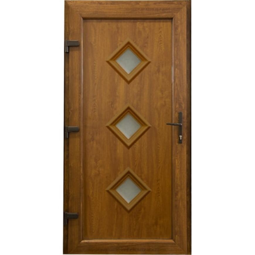 Vchodové dveře Mary D27 80L 88x198x7 zlatý dub