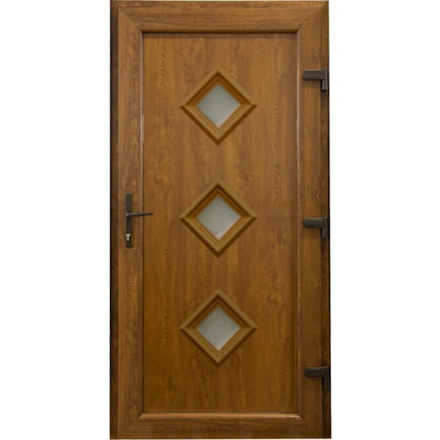 Vchodové dveře Mary D27 80P 88x198x7 zlatý dub