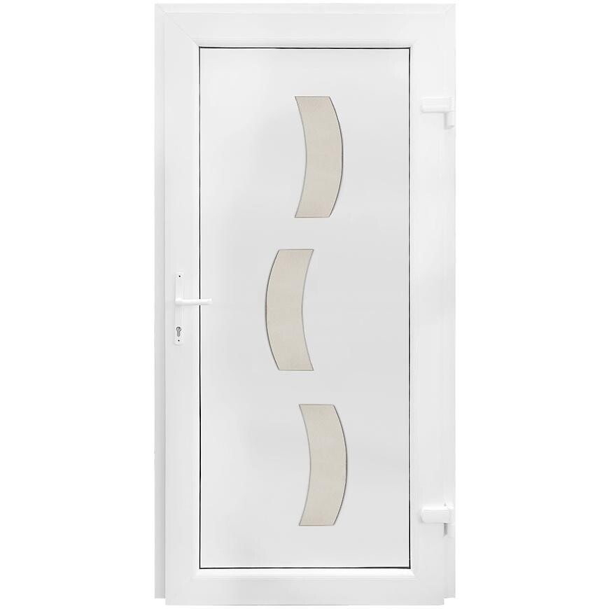 Vchodové dveře Zadar D30 80P 88x198x7 bílý