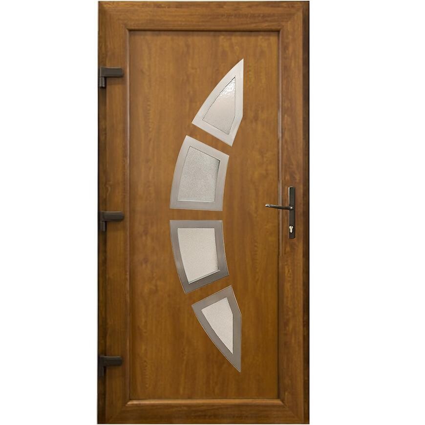 Vchodové dveře Zagrzeb D31 80L zlatý dub