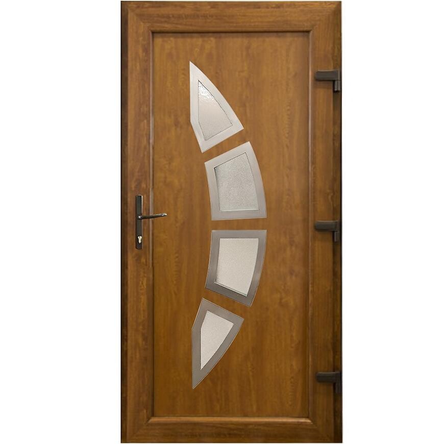 Vchodové dveře Zagrzeb D31 80P zlatý dub