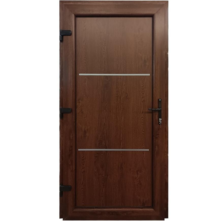 Vchodové dveře Split D35 88x198x7 80L zlatý dub